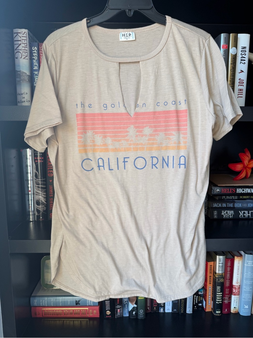 h.i.p. Cream California Graphic Short Sleeve Tee